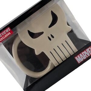 Marvel Punisher Molded Mug Off-White Previews Exclusive Comic Core NEW